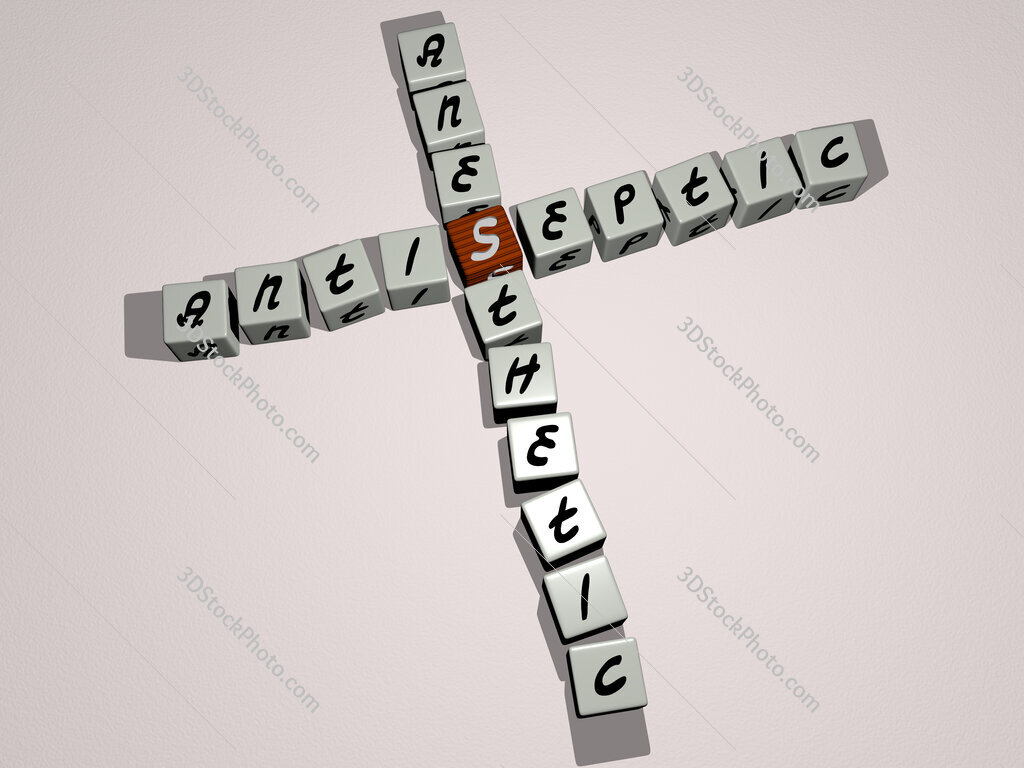 antiseptic anesthetic crossword by cubic dice letters