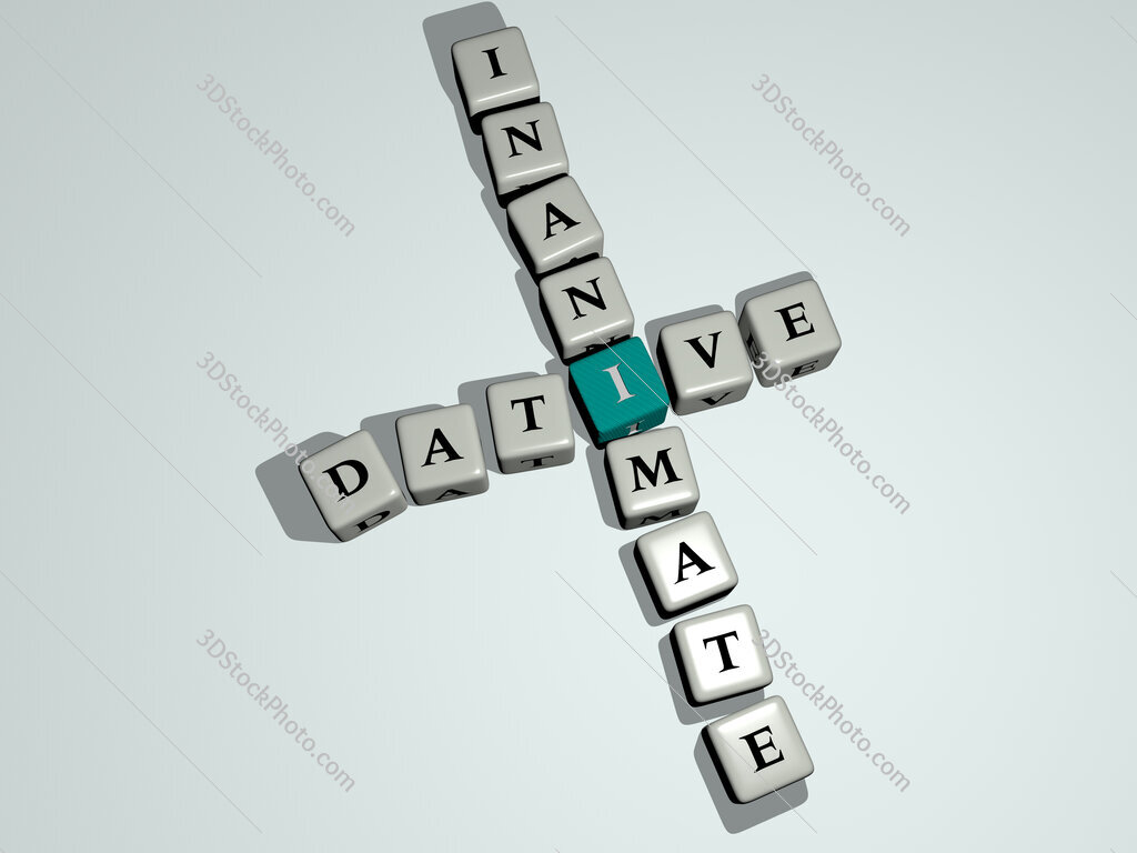 dative inanimate crossword by cubic dice letters