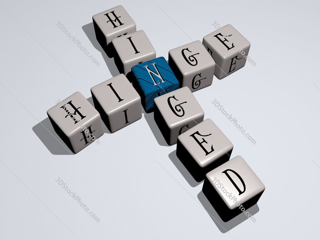 hinge hinged crossword by cubic dice letters
