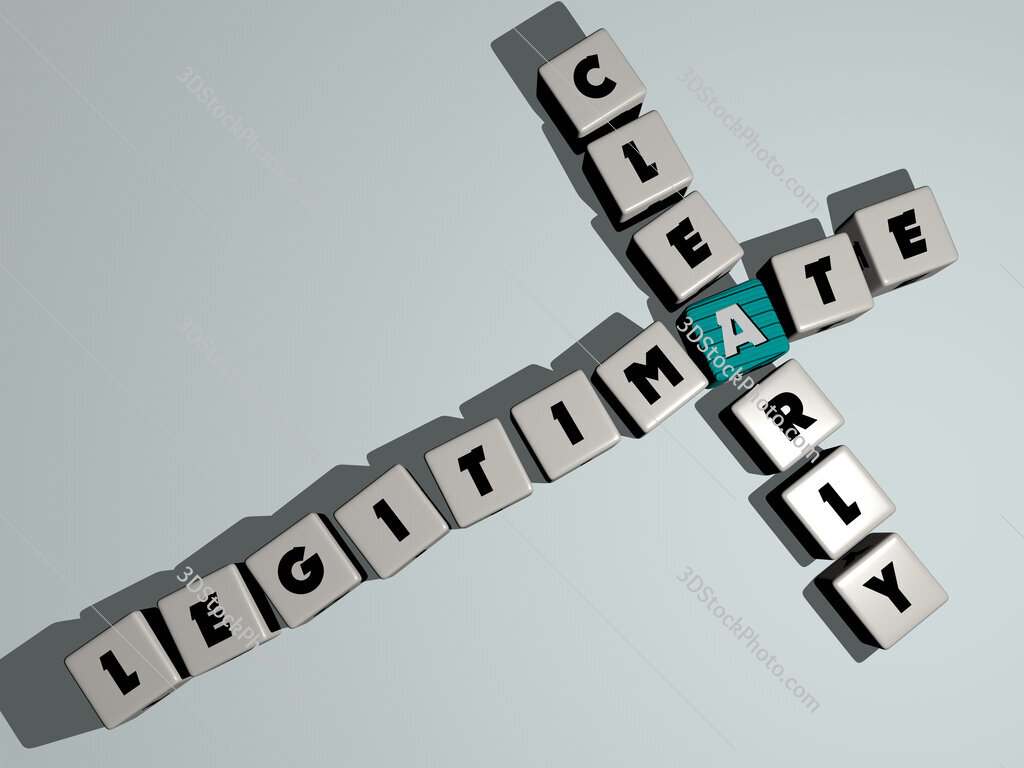 legitimate clearly crossword by cubic dice letters