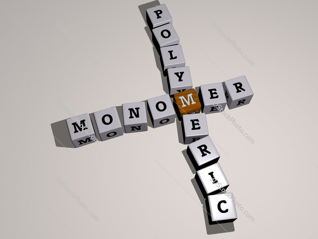 monomer polymeric crossword by cubic dice letters