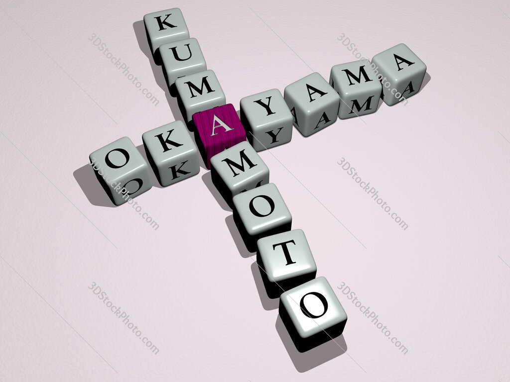 okayama kumamoto crossword by cubic dice letters
