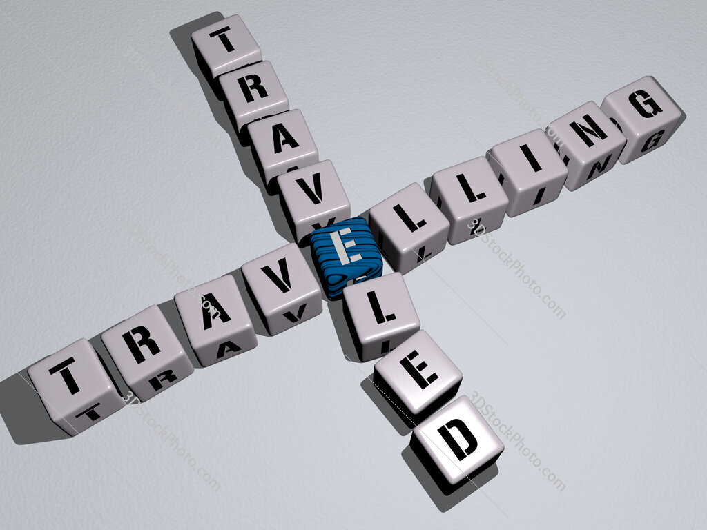 travelling traveled crossword by cubic dice letters