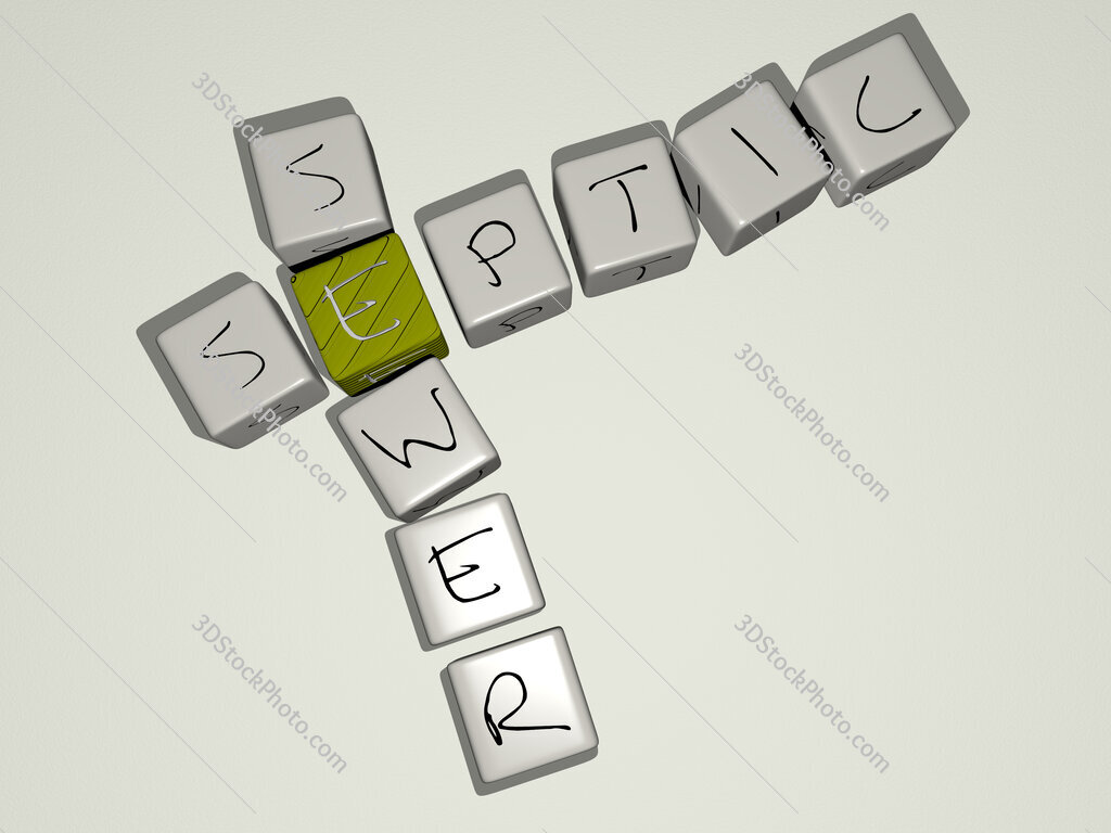septic sewer crossword by cubic dice letters