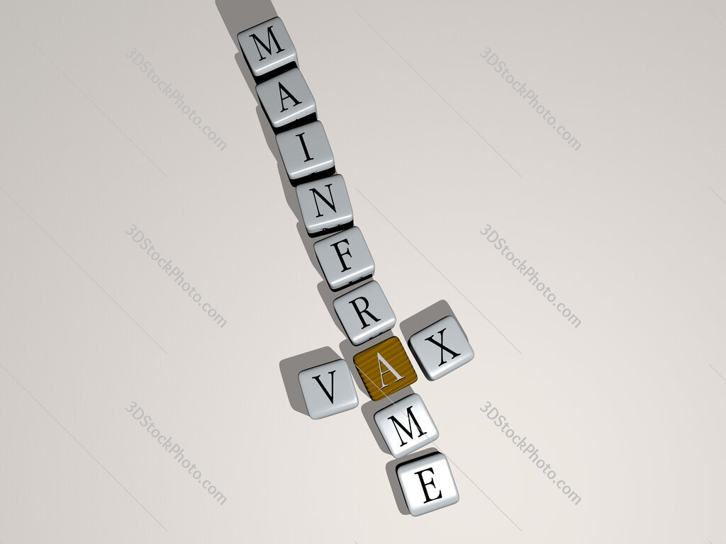 vax mainframe crossword by cubic dice letters