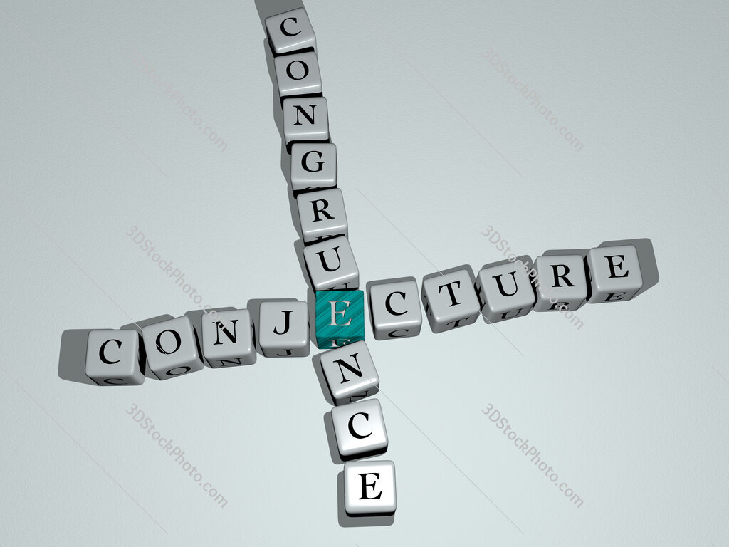 conjecture congruence crossword by cubic dice letters