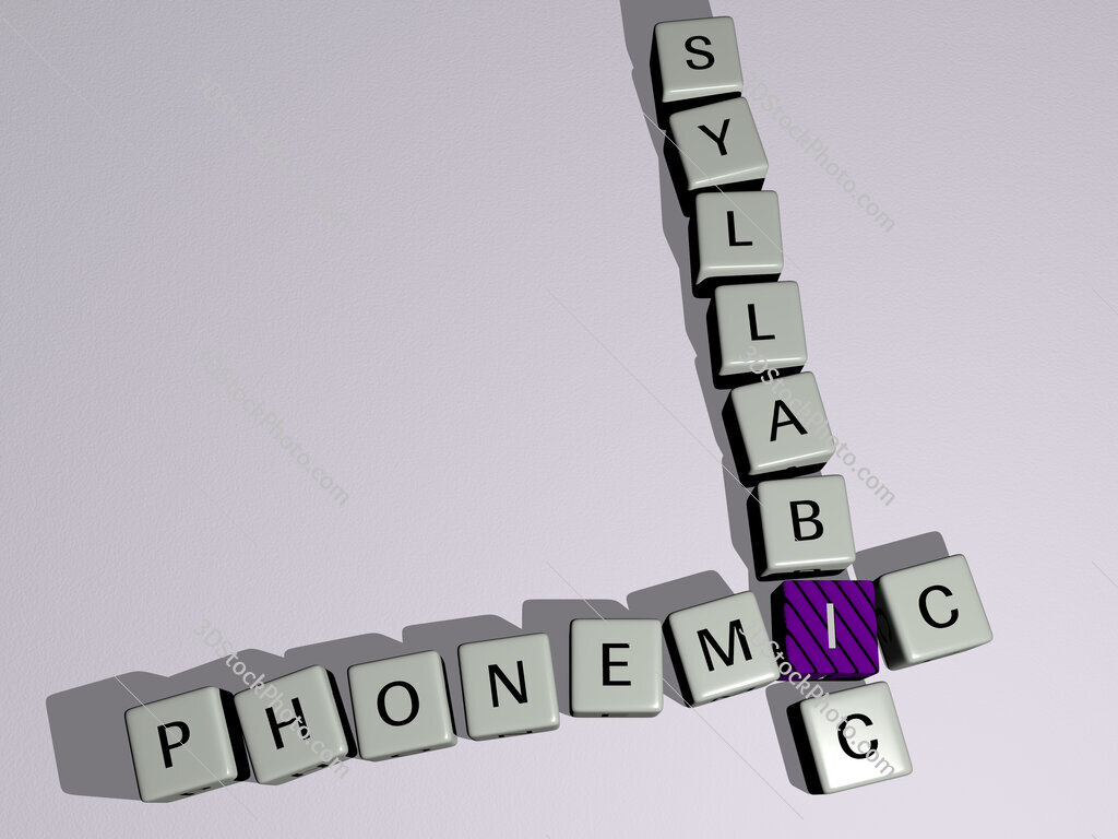 phonemic syllabic crossword by cubic dice letters