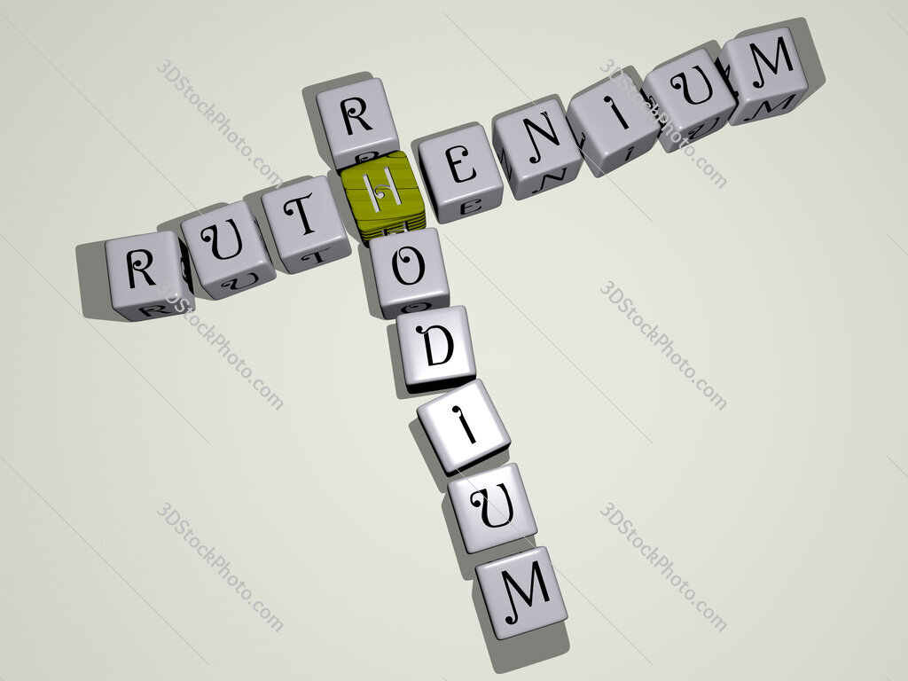 ruthenium rhodium crossword by cubic dice letters