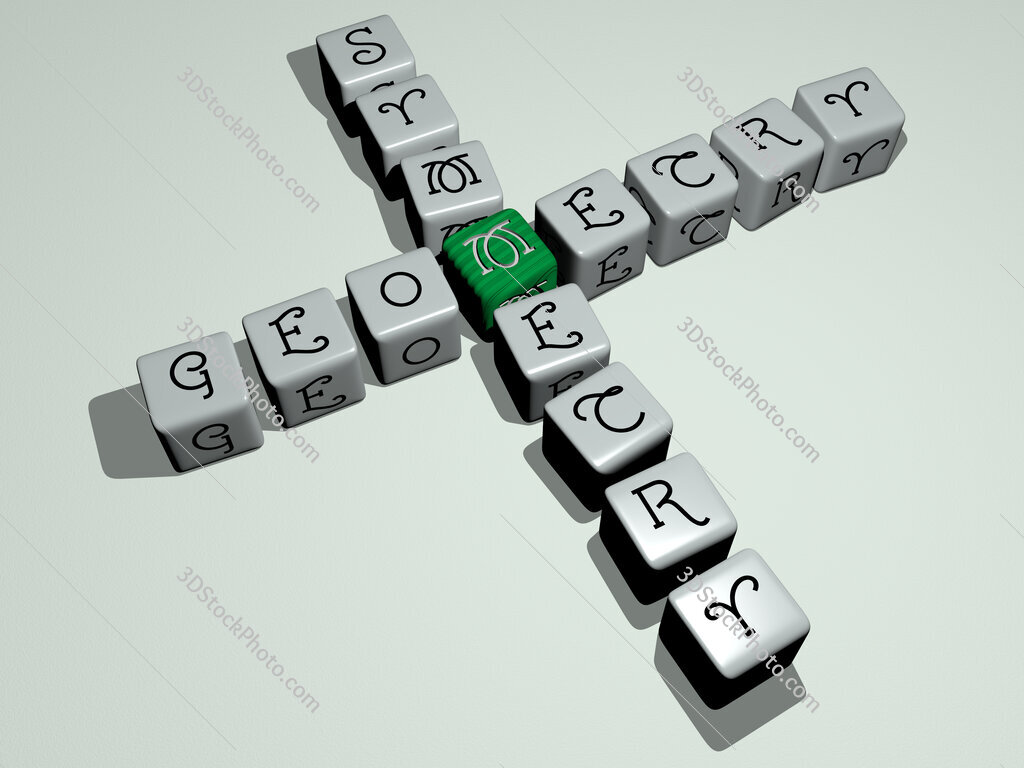 geometry symmetry crossword by cubic dice letters