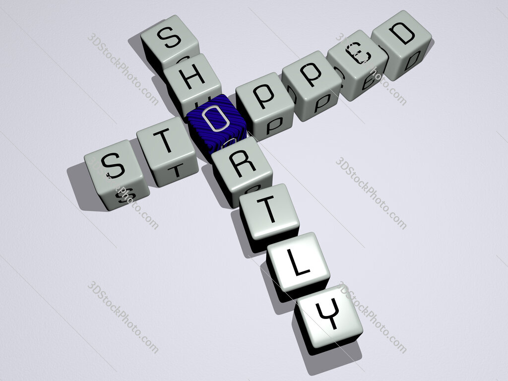 stopped shortly crossword by cubic dice letters