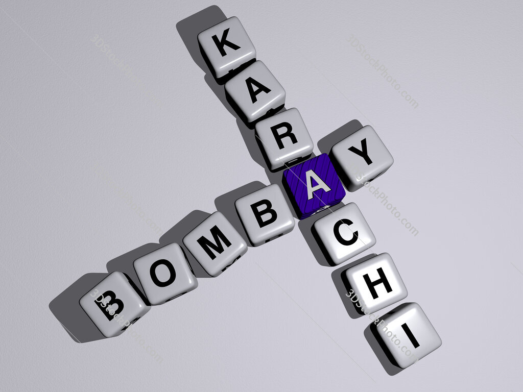 bombay karachi crossword by cubic dice letters