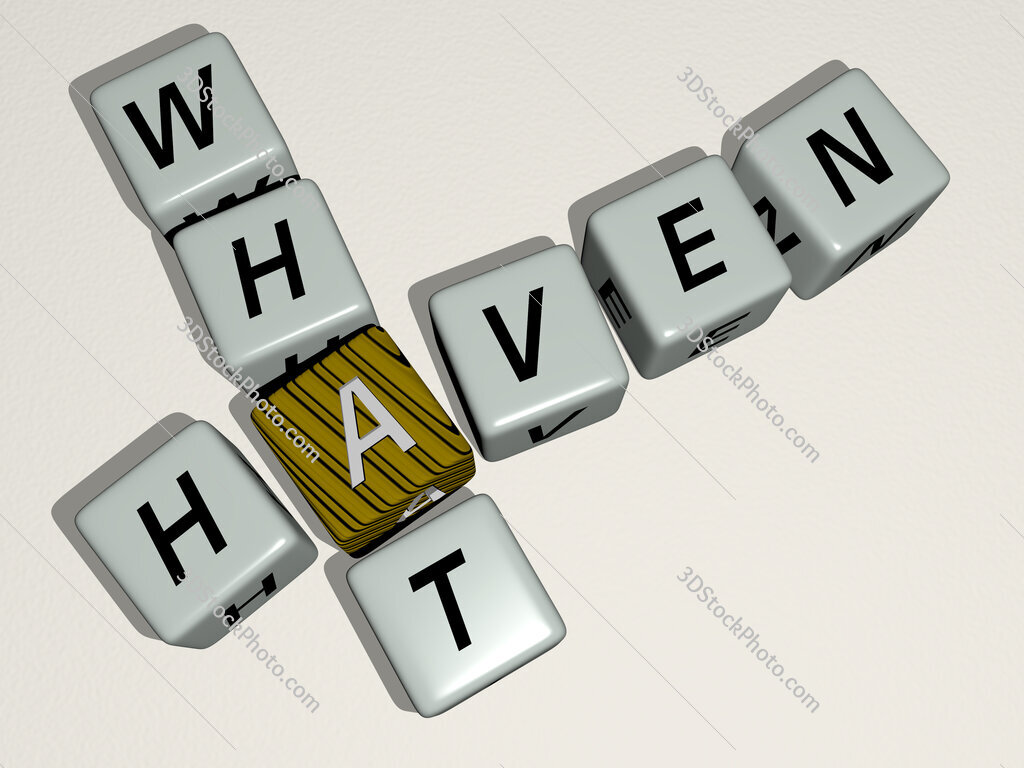 haven what crossword by cubic dice letters