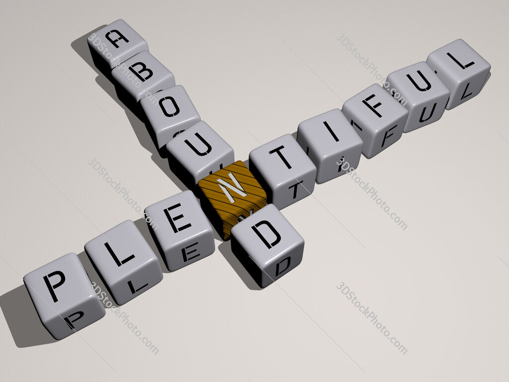 plentiful abound crossword by cubic dice letters