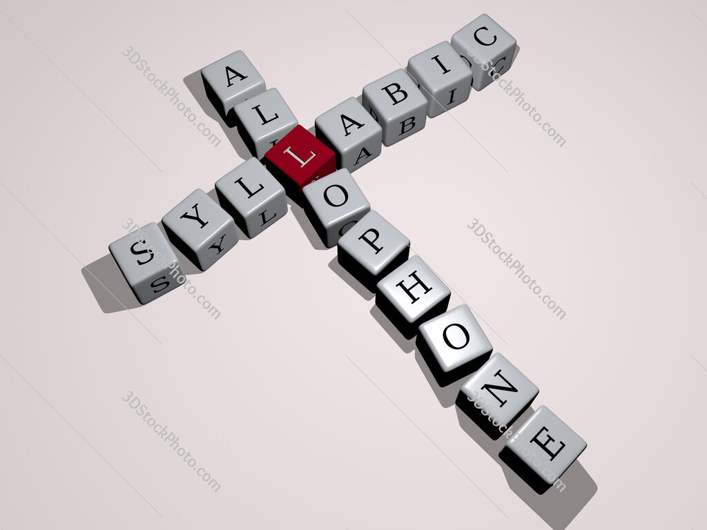 syllabic allophone crossword by cubic dice letters