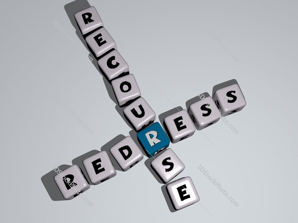 redress recourse crossword by cubic dice letters