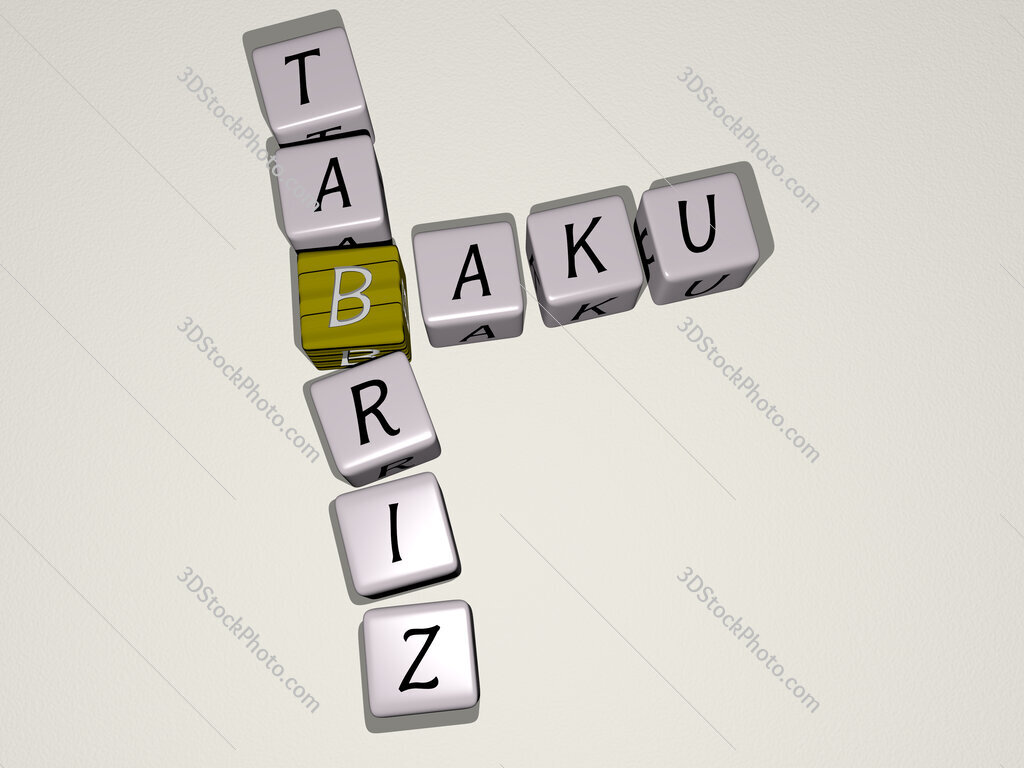 baku tabriz crossword by cubic dice letters