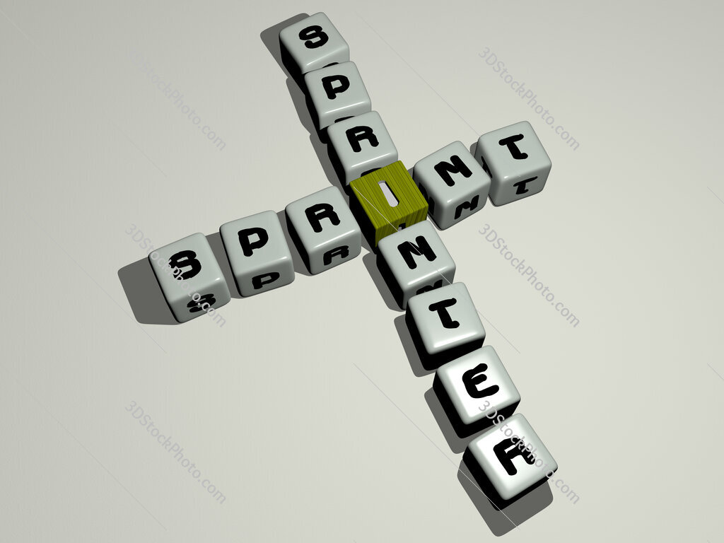 sprint sprinter crossword by cubic dice letters