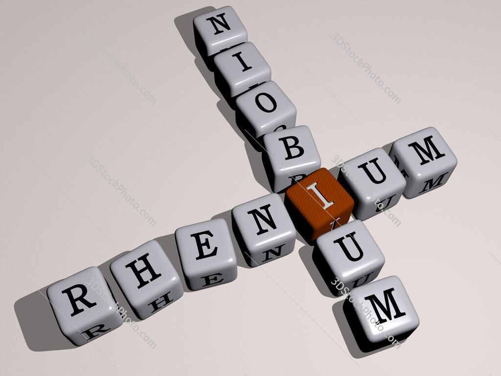 rhenium niobium crossword by cubic dice letters