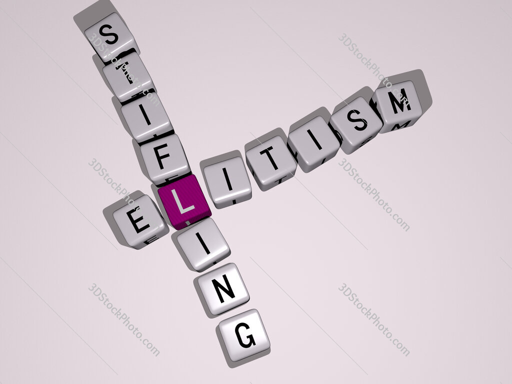 elitism stifling crossword by cubic dice letters