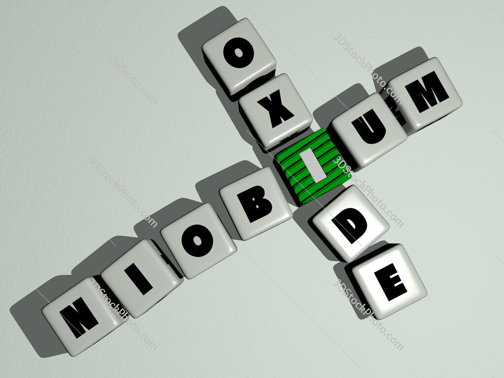 niobium oxide crossword by cubic dice letters
