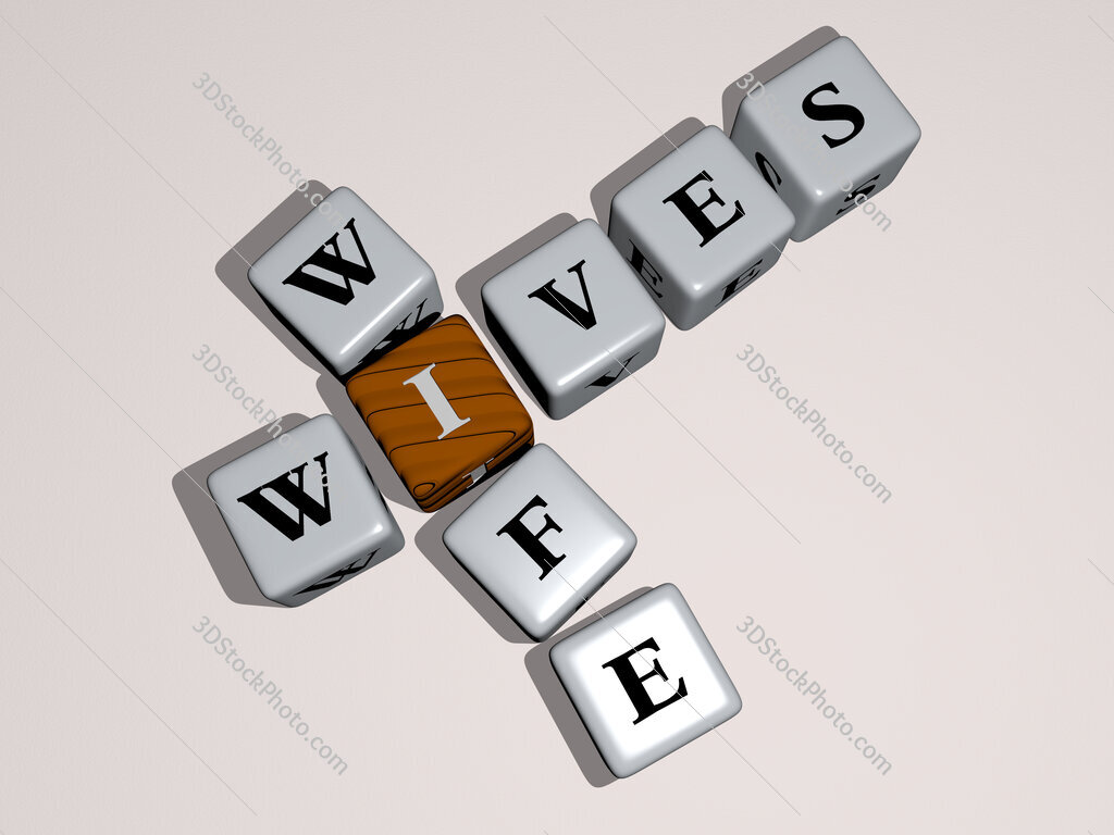wives wife crossword by cubic dice letters