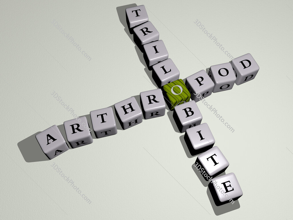 arthropod trilobite crossword by cubic dice letters