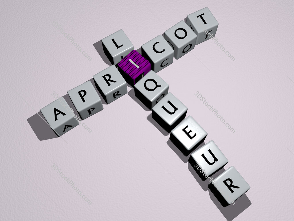 apricot liqueur crossword by cubic dice letters