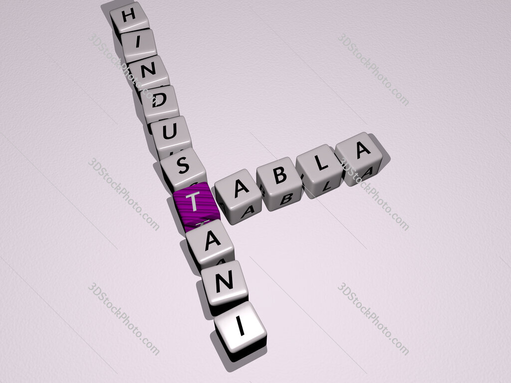 tabla hindustani crossword by cubic dice letters