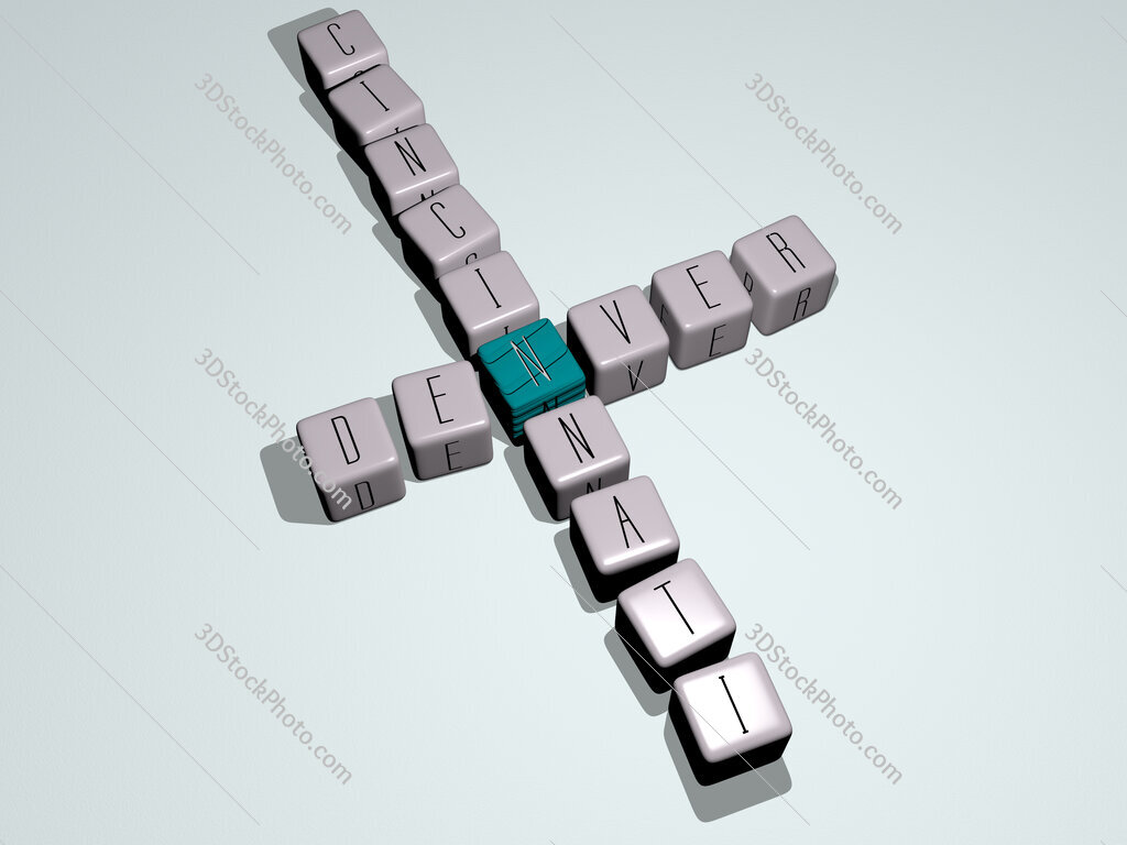 denver cincinnati crossword by cubic dice letters