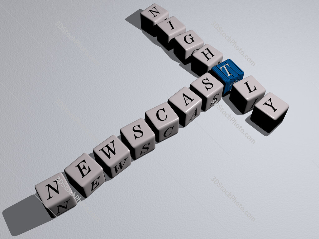 newscast nightly crossword by cubic dice letters