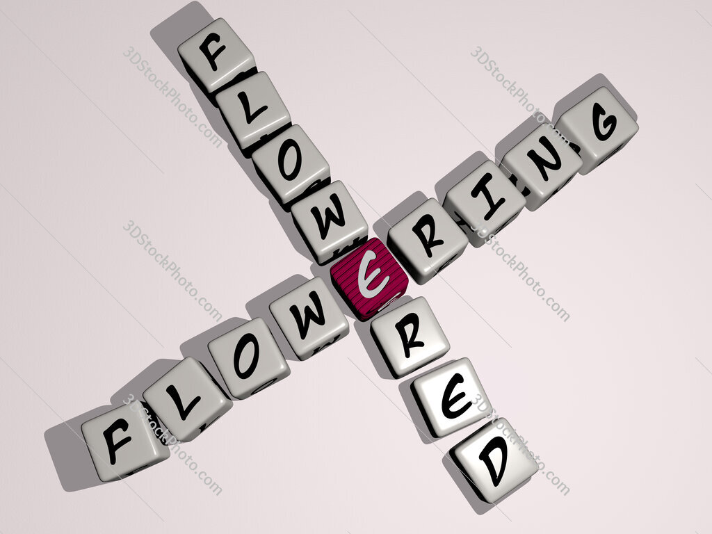 flowering flowered crossword by cubic dice letters