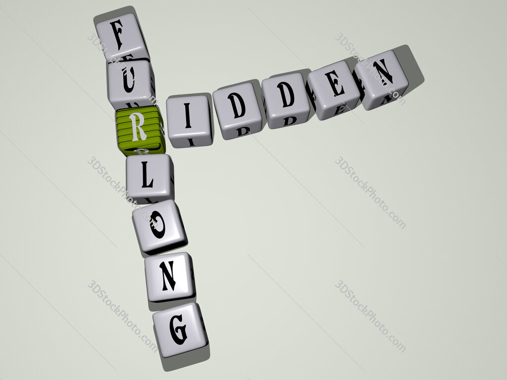 ridden furlong crossword by cubic dice letters