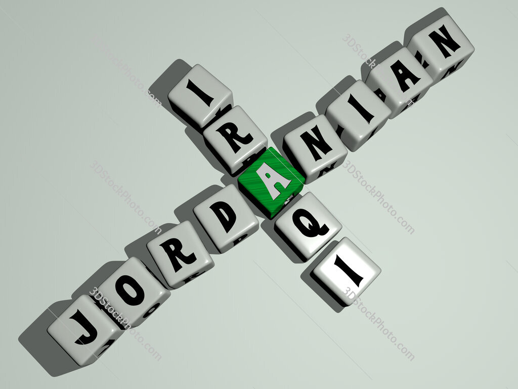 jordanian iraqi crossword by cubic dice letters