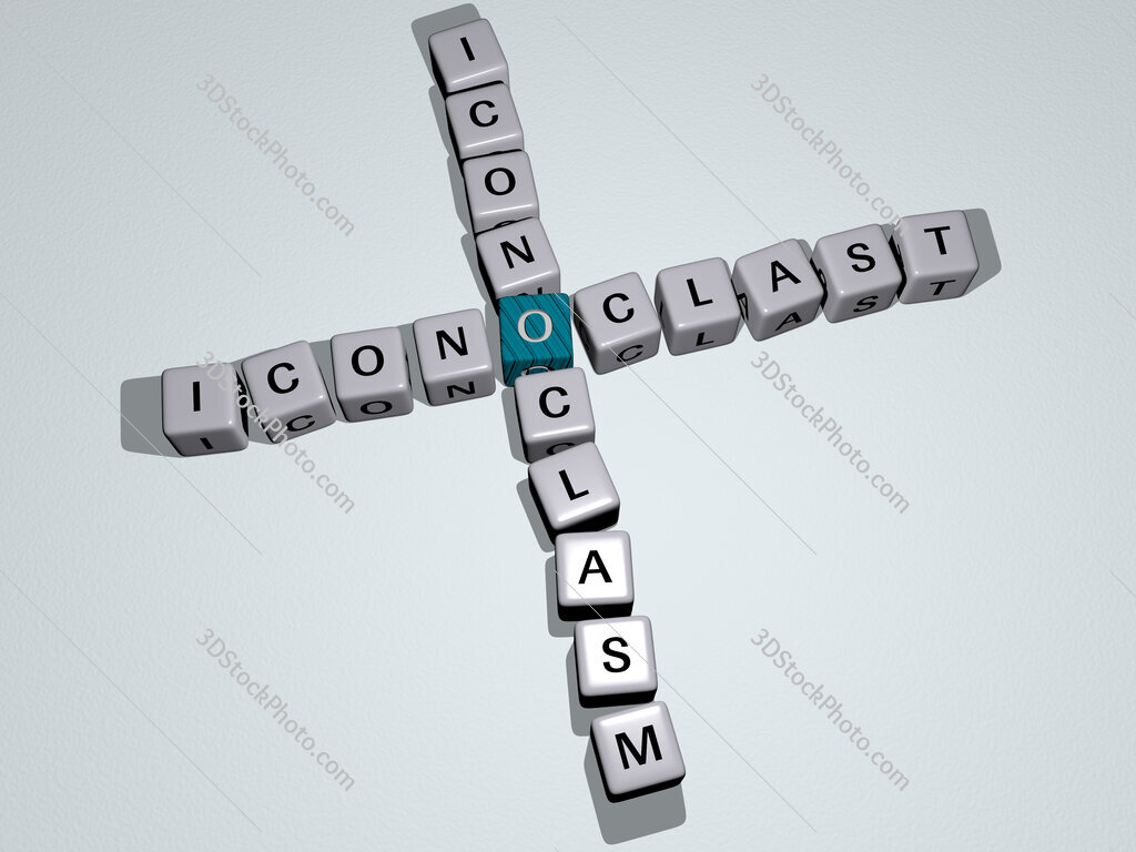 iconoclast iconoclasm crossword by cubic dice letters