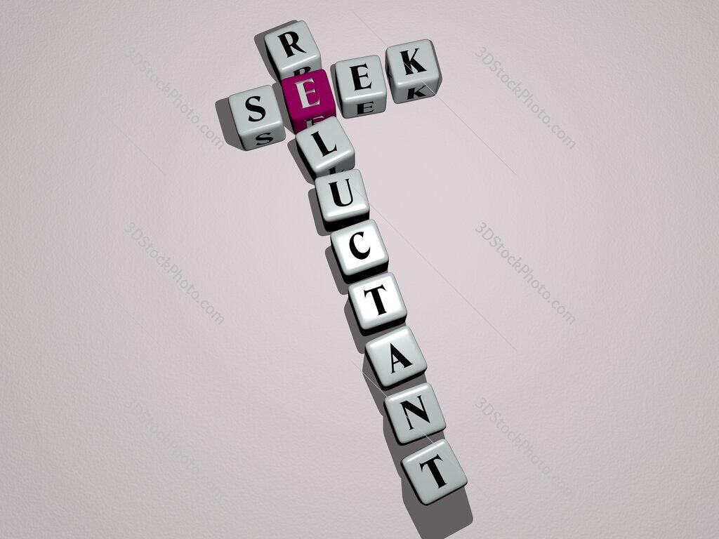 seek reluctant crossword by cubic dice letters