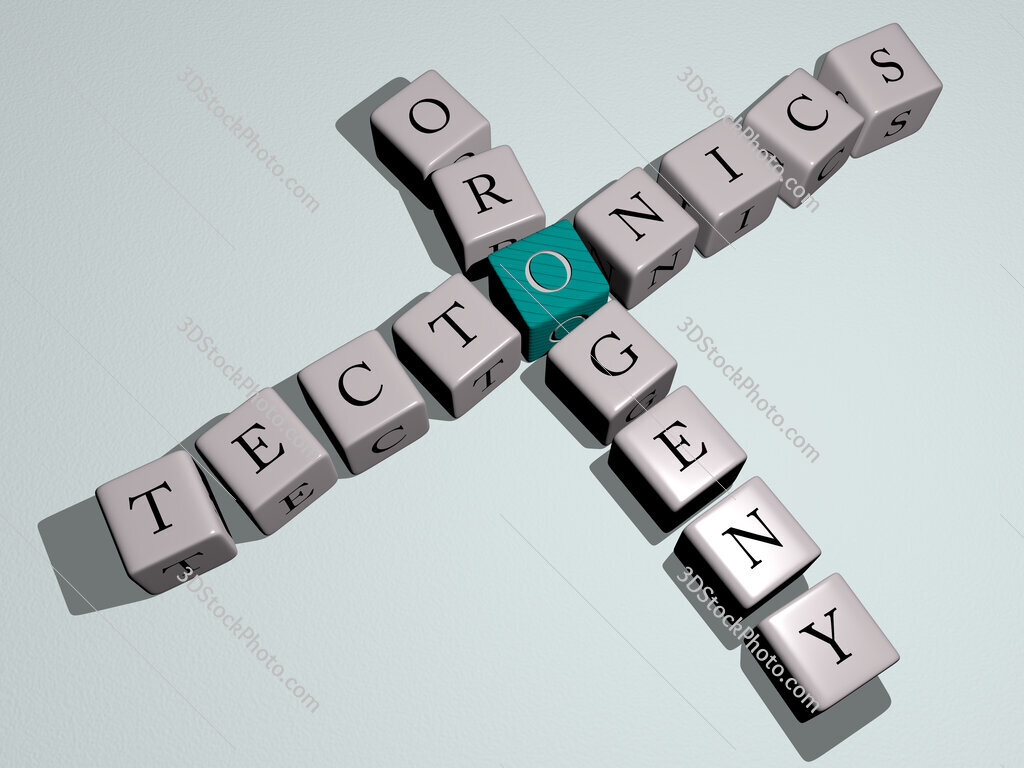 tectonics orogeny crossword by cubic dice letters