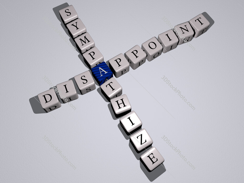 disappoint sympathize crossword by cubic dice letters