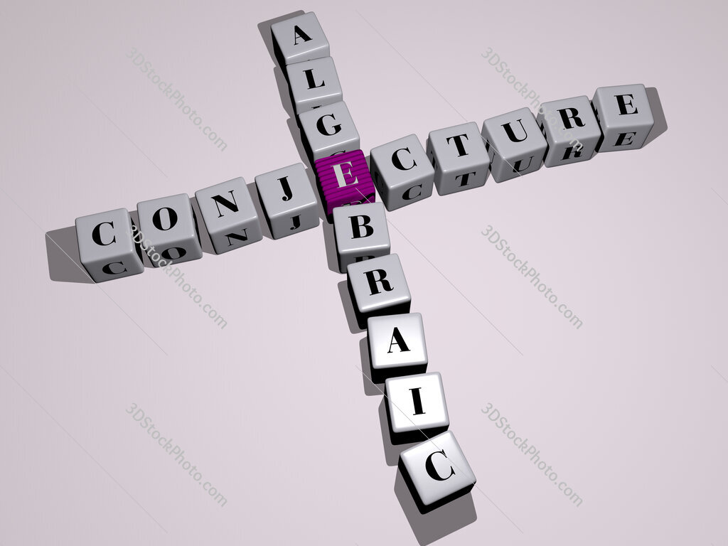 conjecture algebraic crossword by cubic dice letters