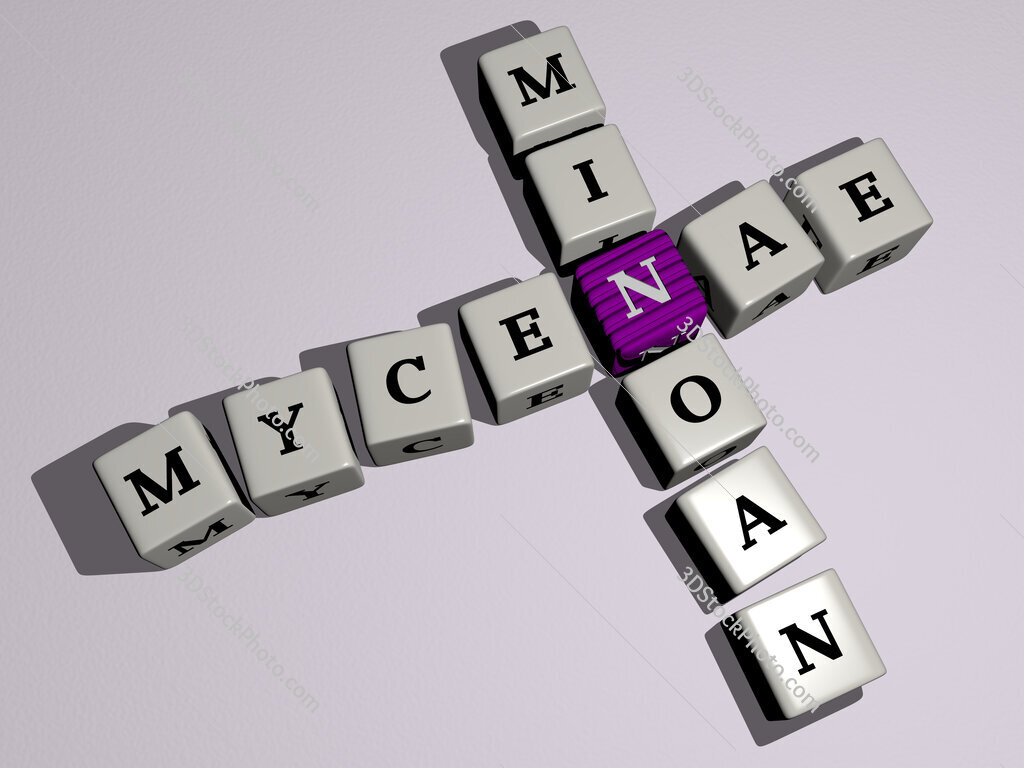 mycenae minoan crossword by cubic dice letters