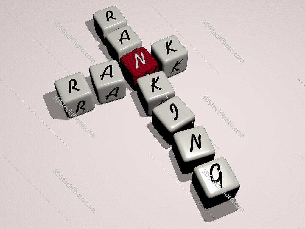 rank ranking crossword by cubic dice letters
