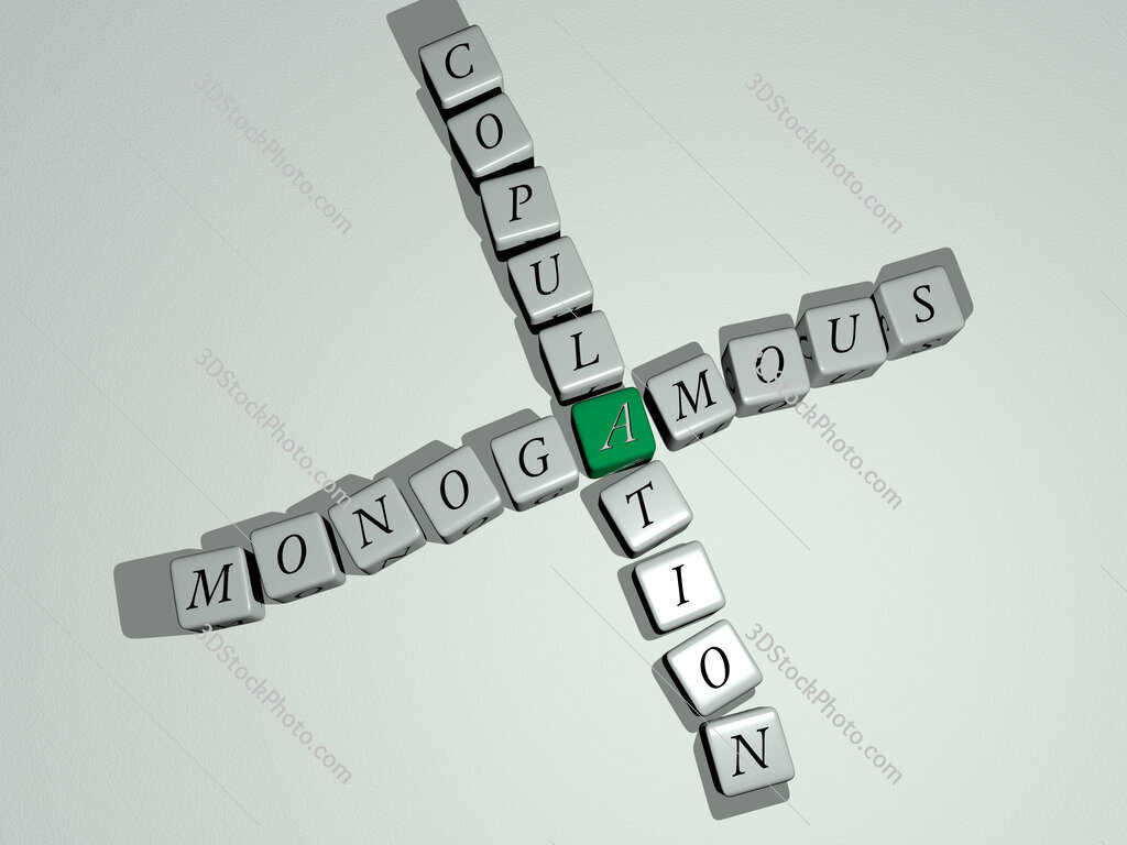 monogamous copulation crossword by cubic dice letters