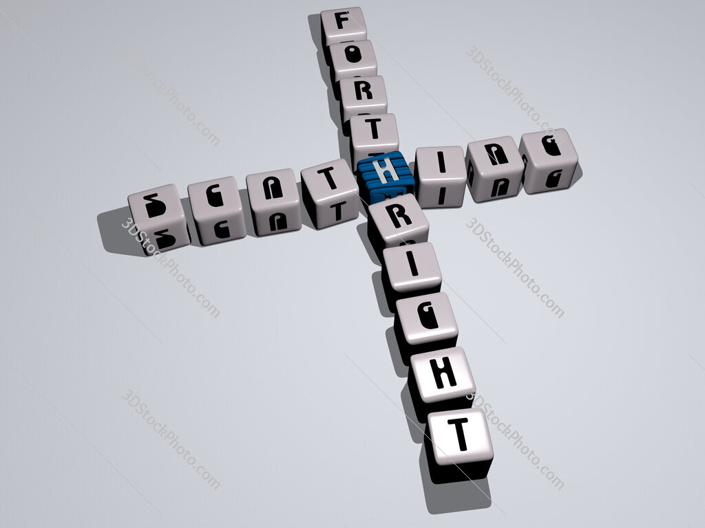 scathing forthright crossword by cubic dice letters