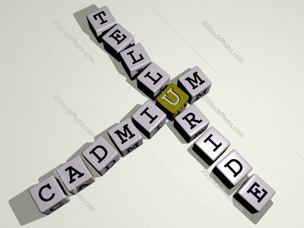 cadmium telluride crossword by cubic dice letters