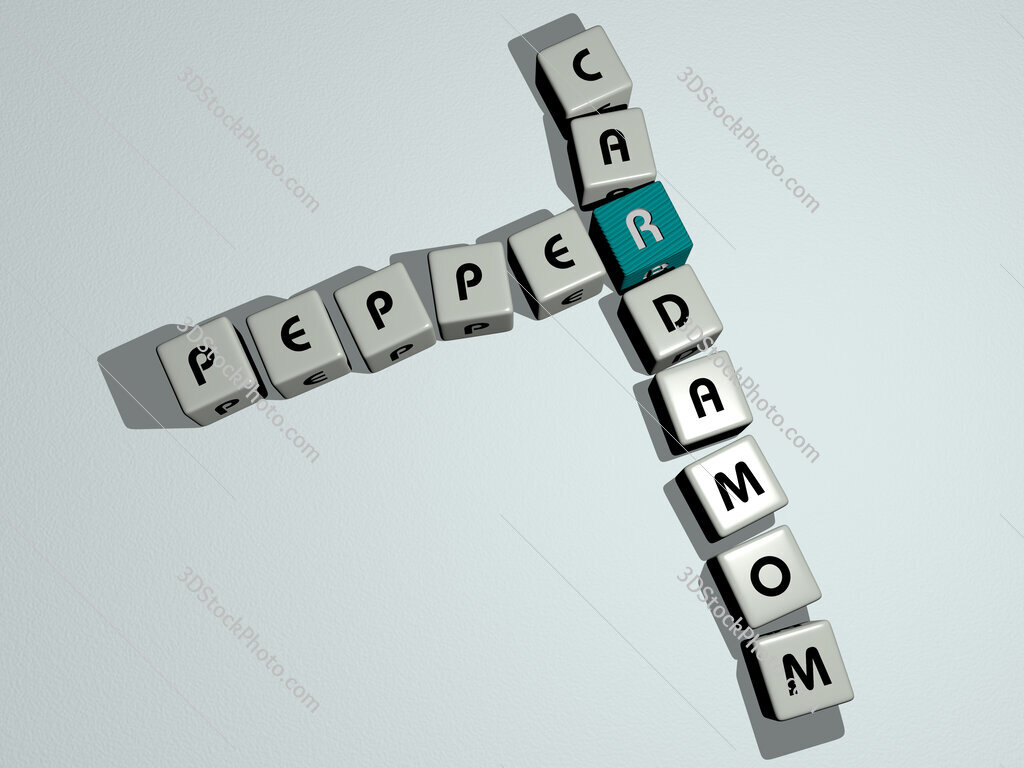 pepper cardamom crossword by cubic dice letters