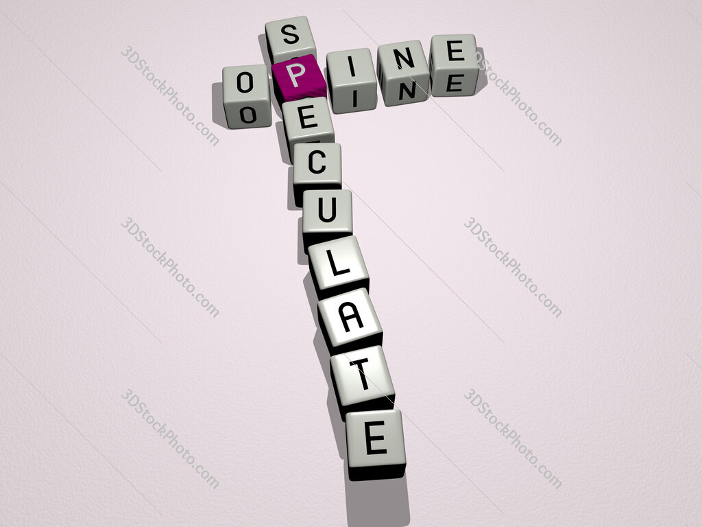 opine speculate crossword by cubic dice letters