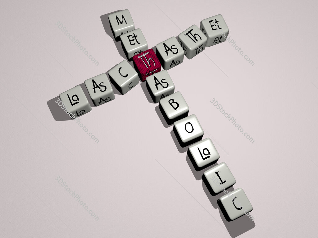 lactate metabolic crossword by cubic dice letters