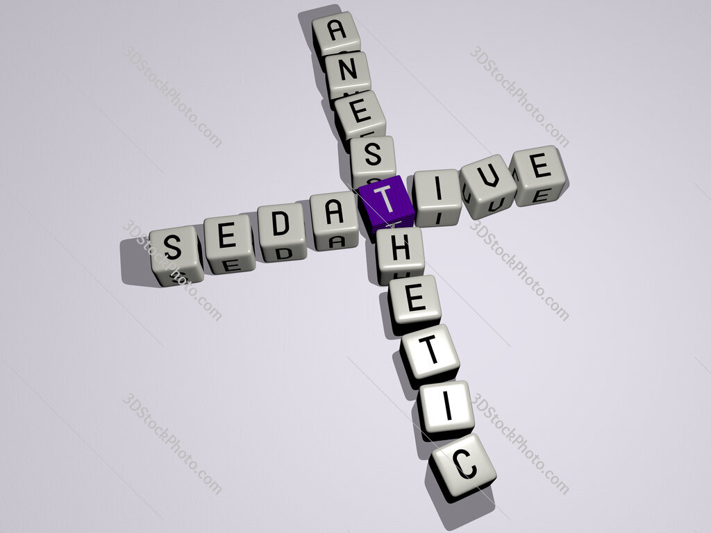 sedative anesthetic crossword by cubic dice letters