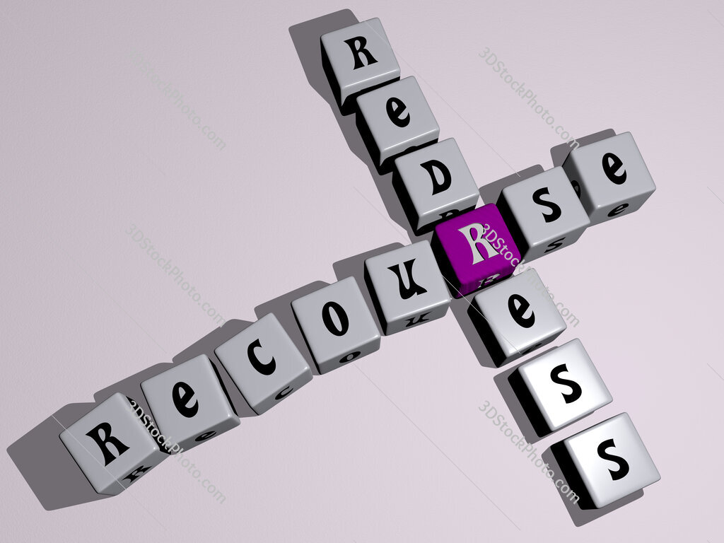 recourse redress crossword by cubic dice letters