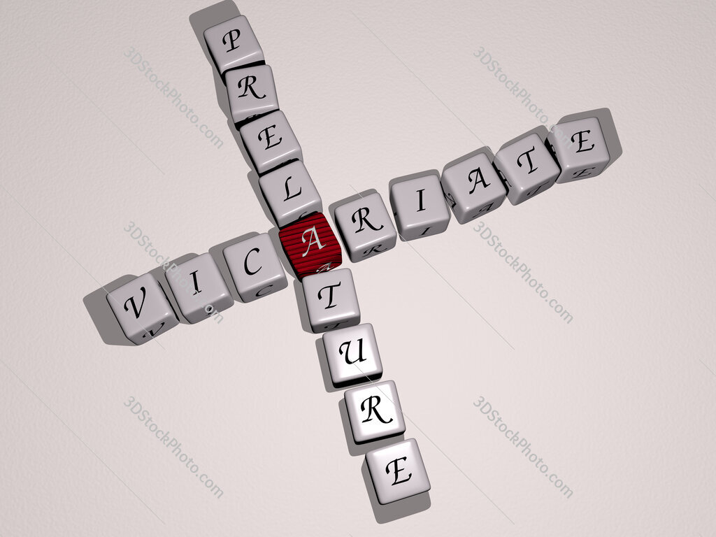 vicariate prelature crossword by cubic dice letters
