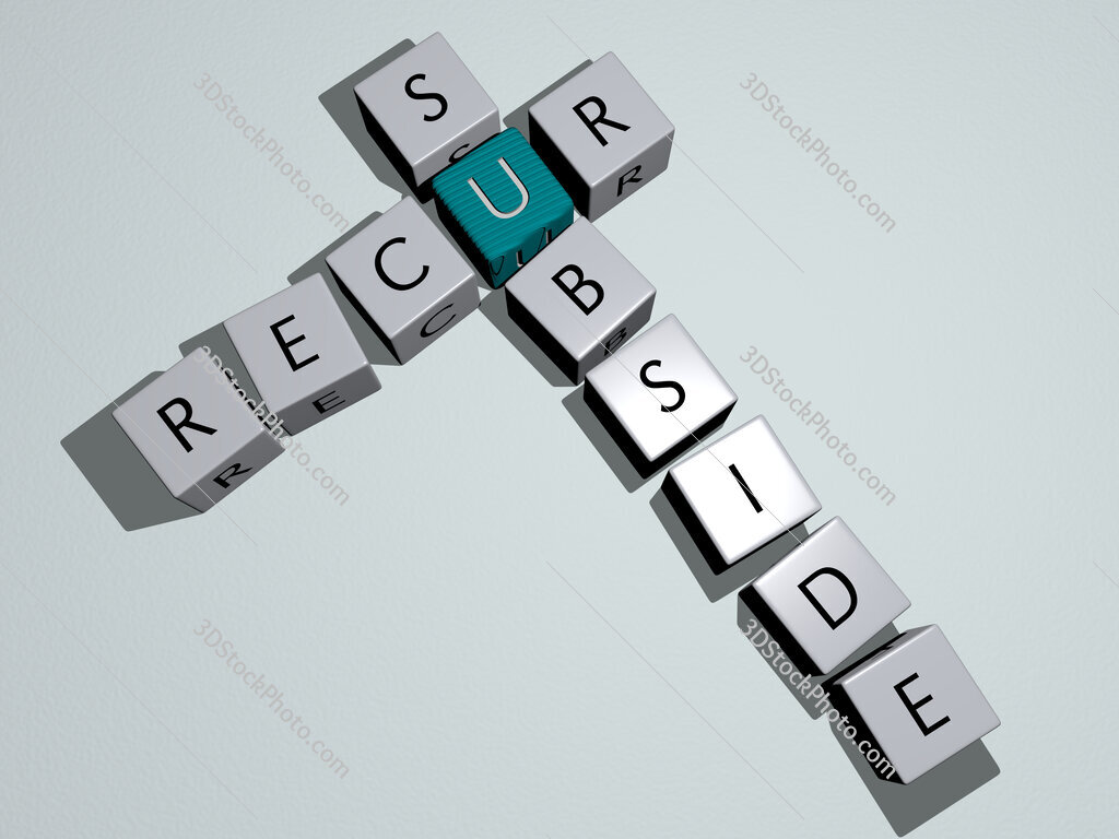 recur subside crossword by cubic dice letters